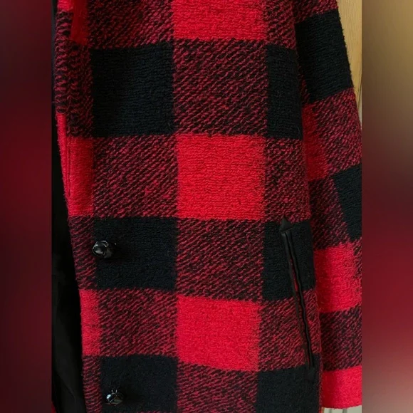 Lucky Brand Buffalo Check Coat | Large - Picture 8 of 13